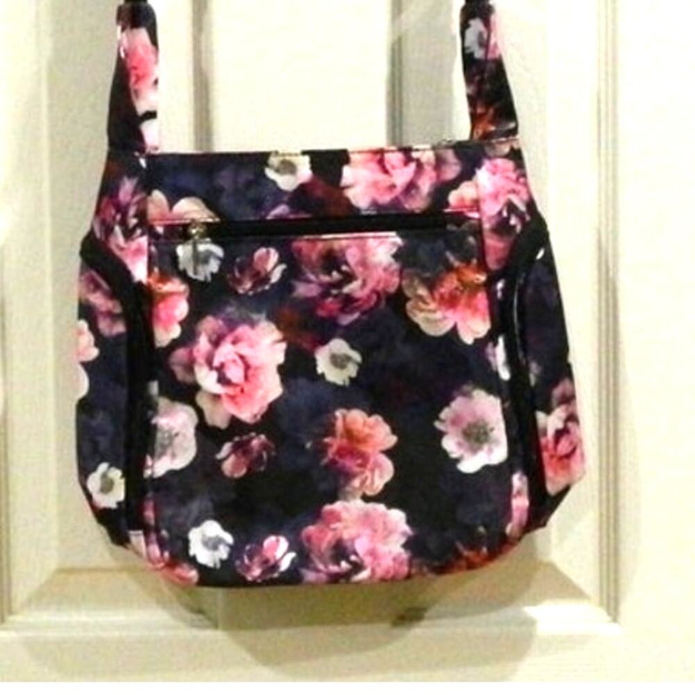 New Organizzi Crossbody Day Bag Floral Print